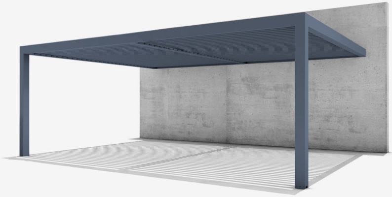 Múltiples módulos adosados a muro